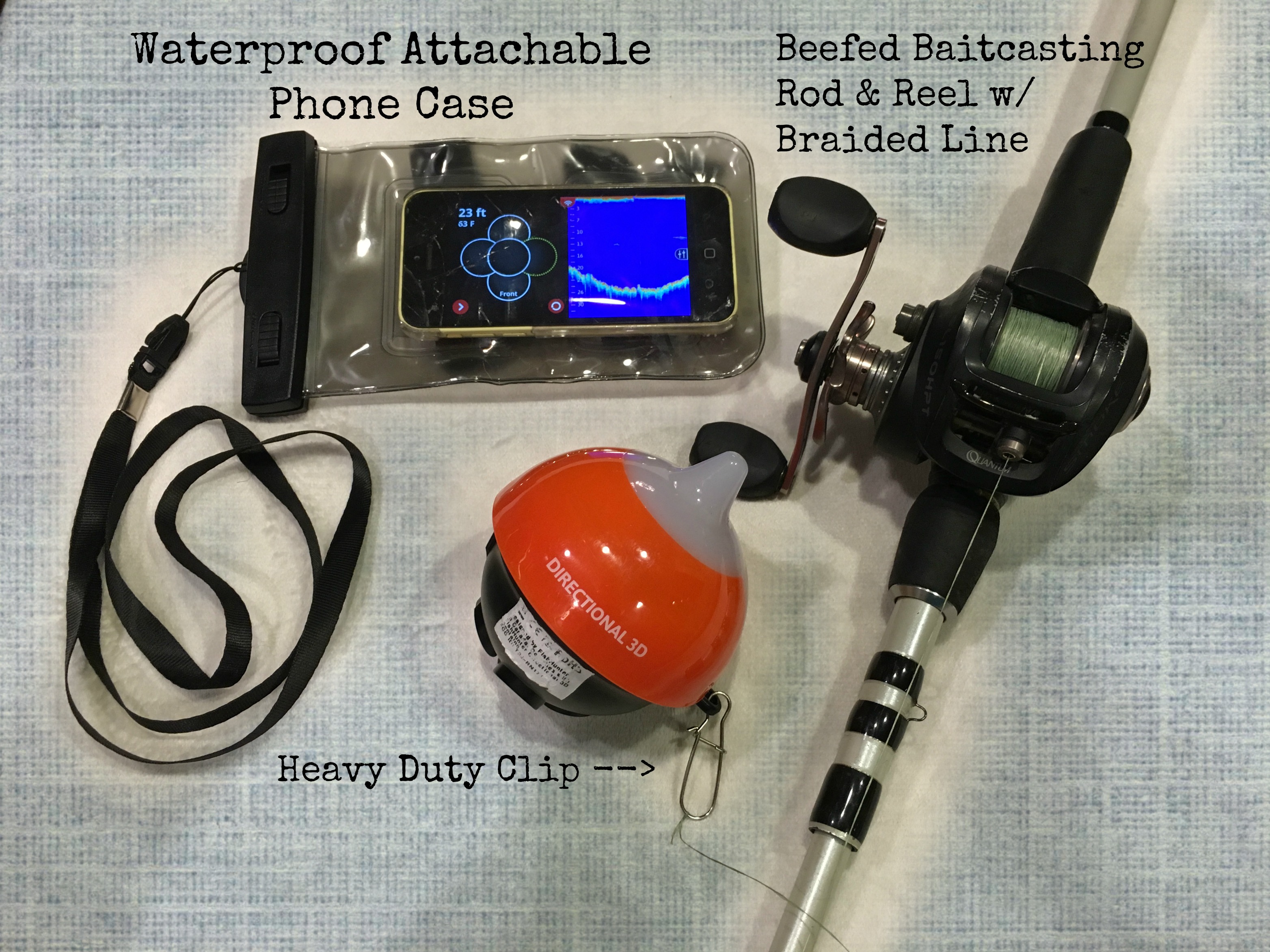 Using a Portable Fish Finder