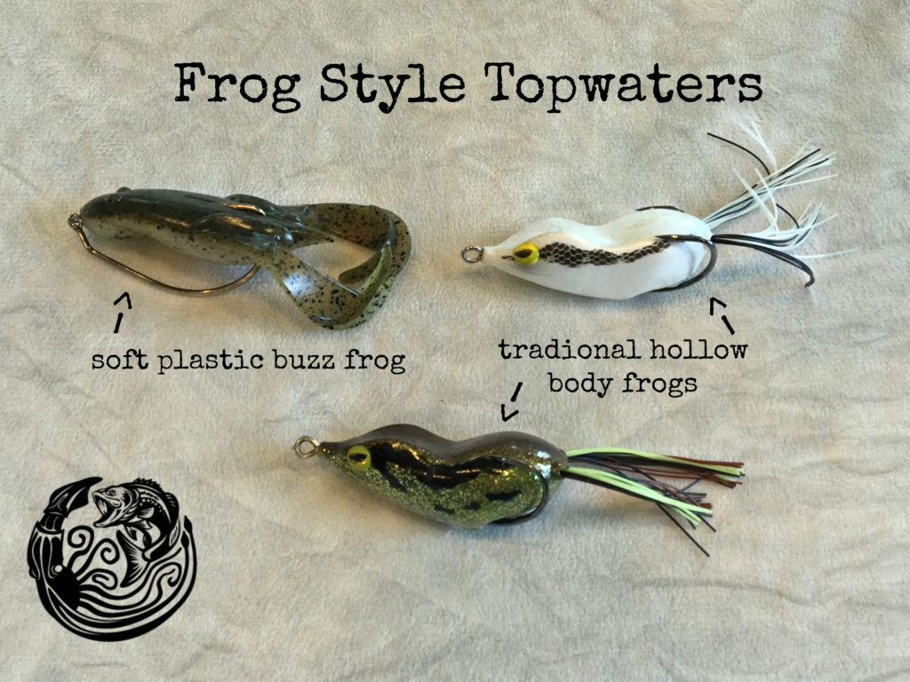 bass fishing topwater lures frogs