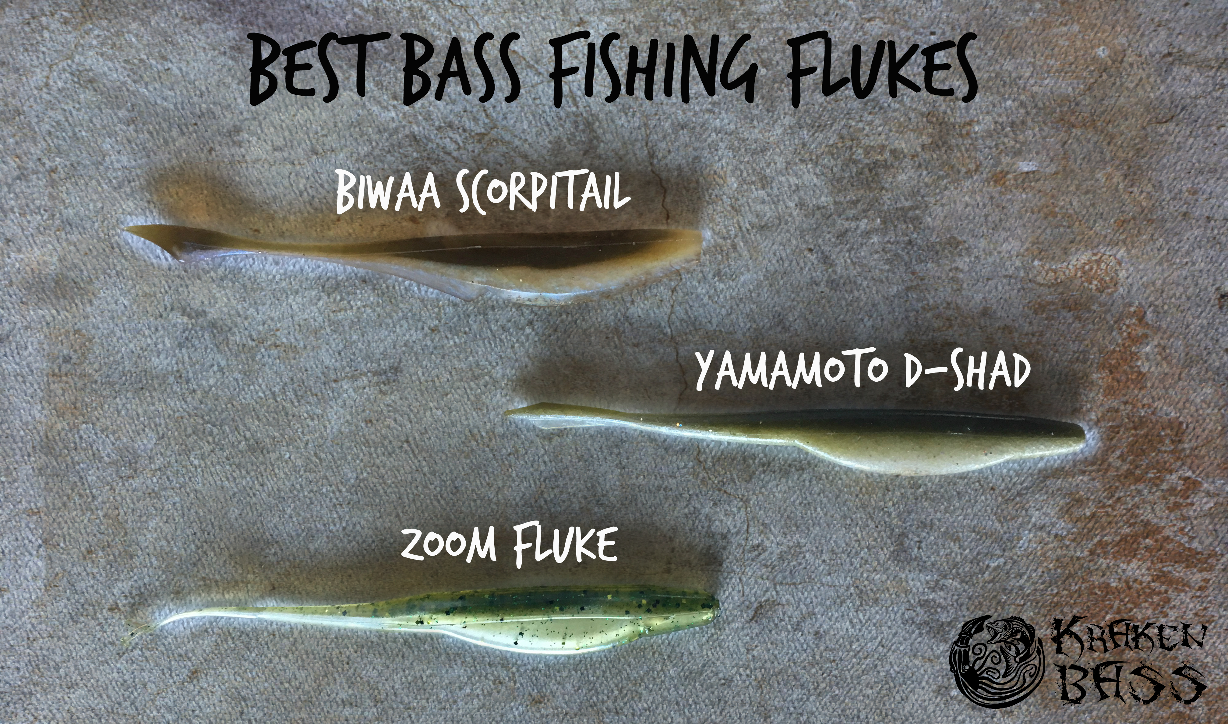 bass fishing flukes best baits