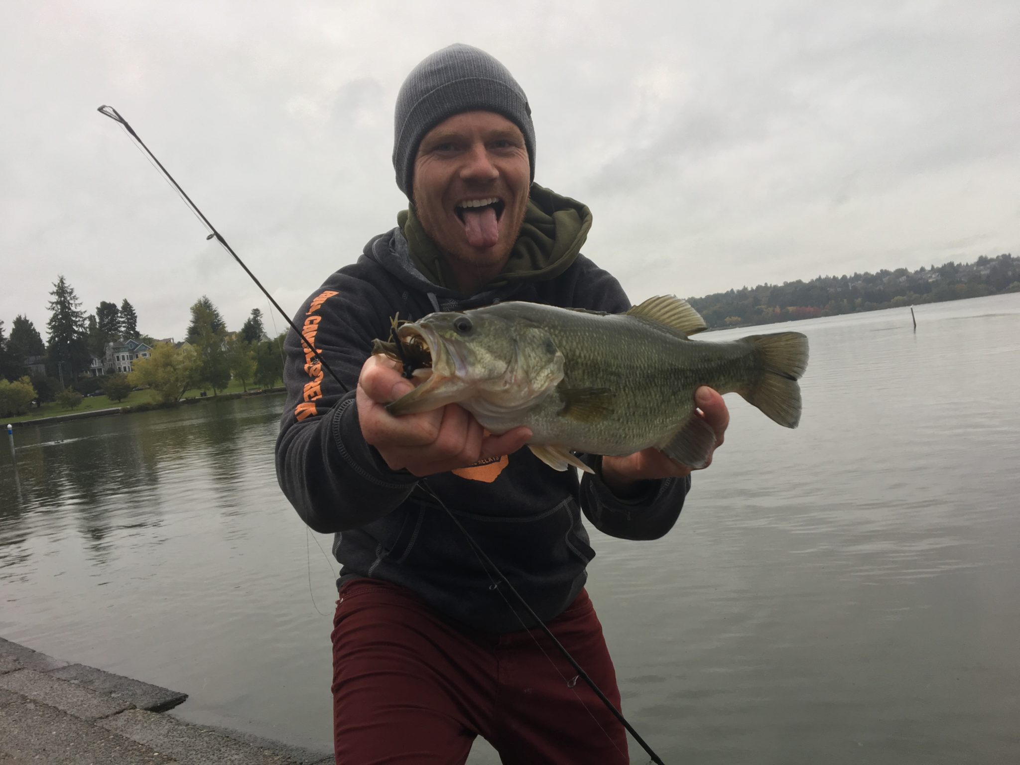 Shore Fishing Seattle Area Largemouth Bass Spots Kraken Bass