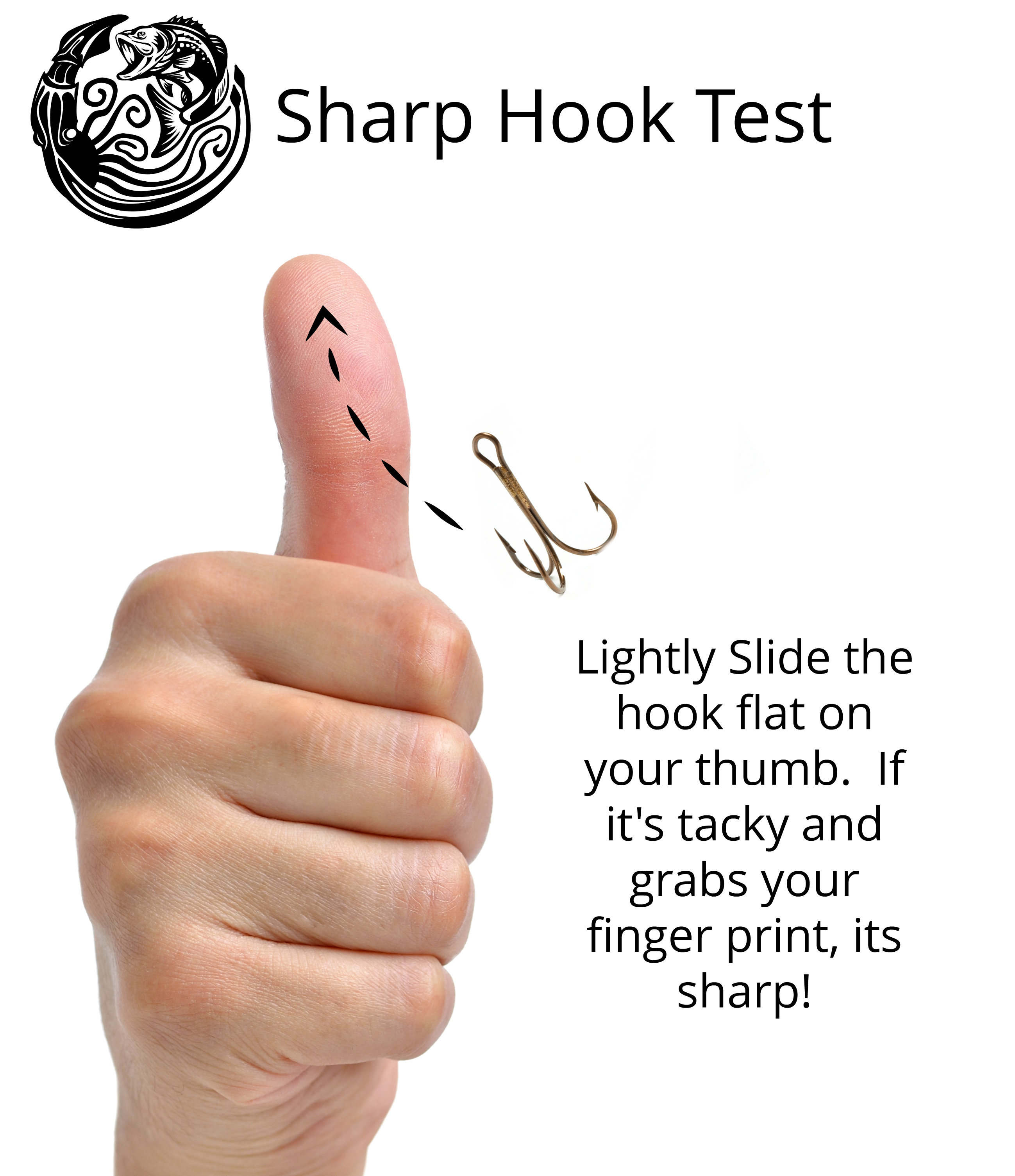 Get fishing hooks razor sharp and repair blunted points 