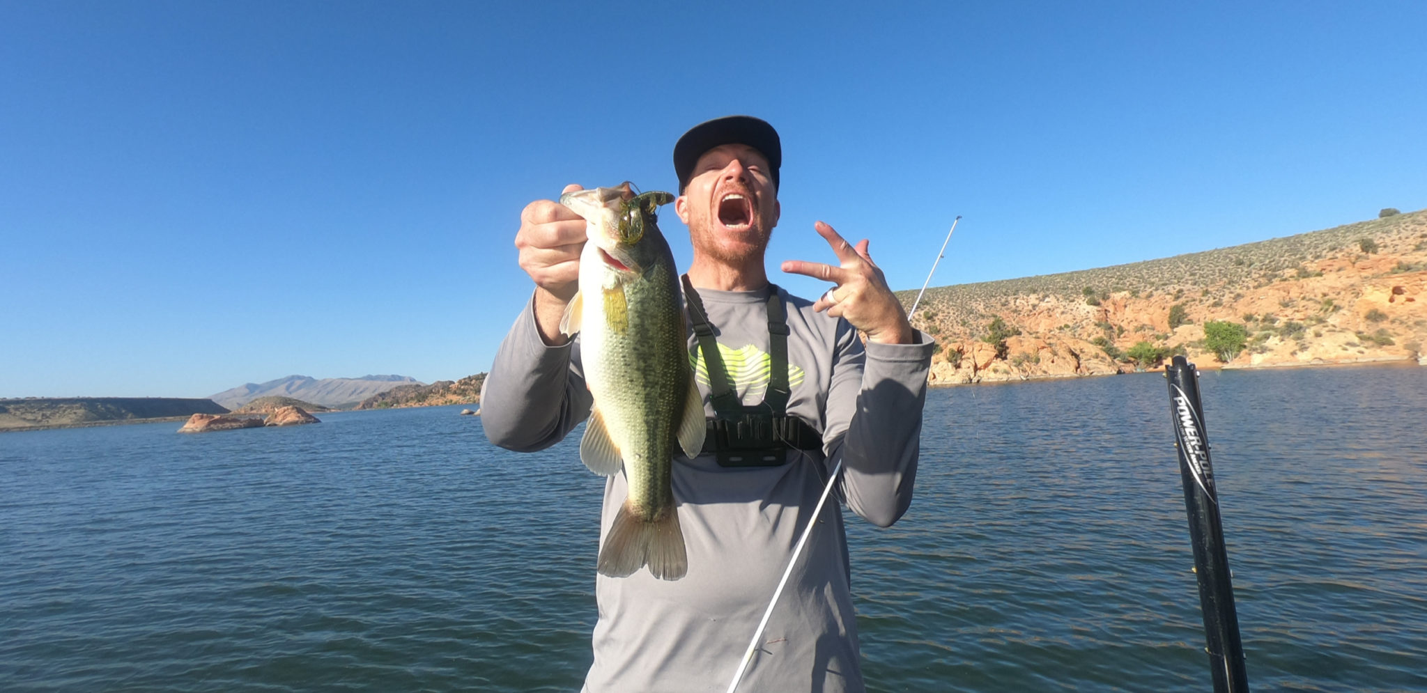 Gunlock Reservoir Fishing Report Summer Utah Bass Tactics Kraken Bass