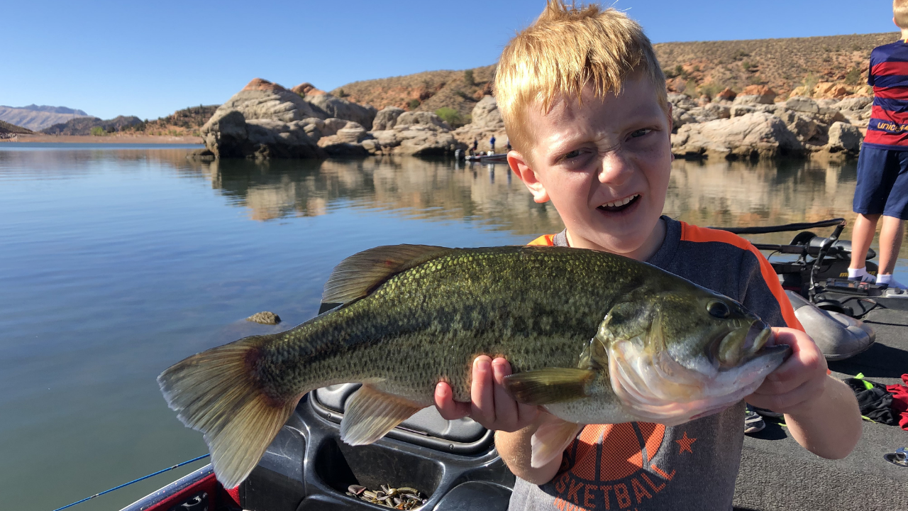 Gunlock Utah Fishing Report Fall Largemouth Bass Kraken Bass