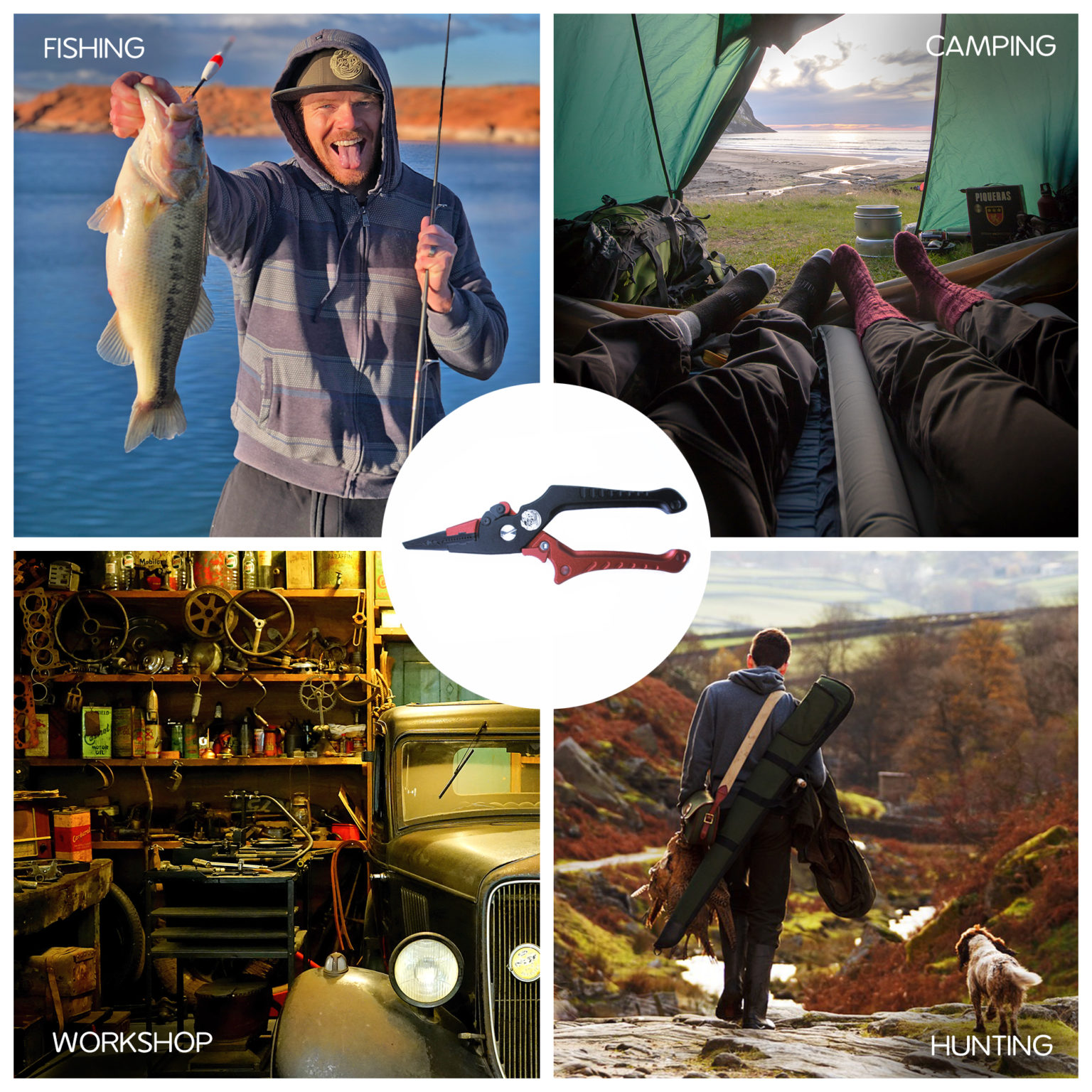 Bass Fishing Pliers Kraken Bass